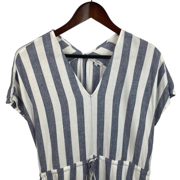 Rails | Wren Seattle Stripe Blue White Shirt Dress - Picture 2 of 11